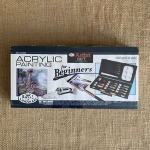 ACRYLIC PAINTING SET for Begininners Sealed in Original Packaging